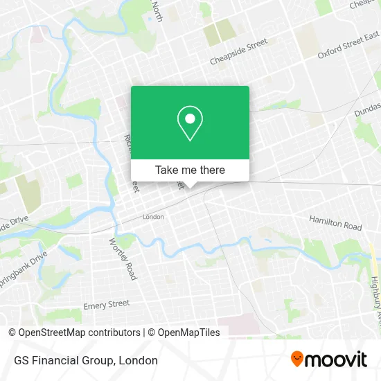 GS Financial Group map