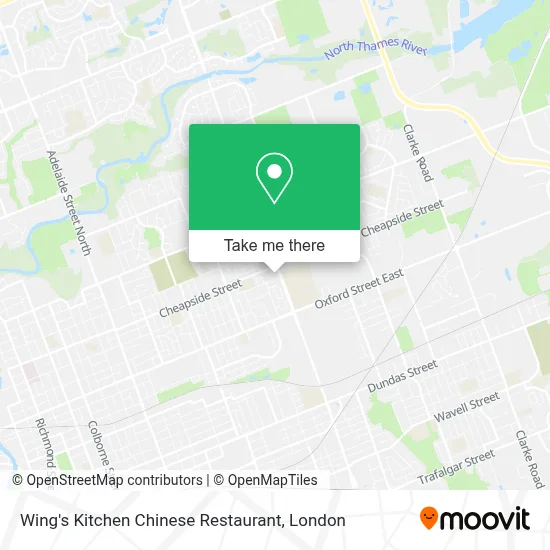 Wing's Kitchen Chinese Restaurant map