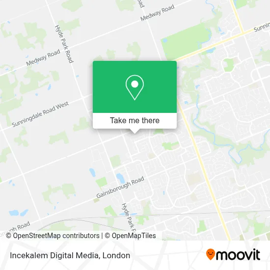 Incekalem Digital Media map