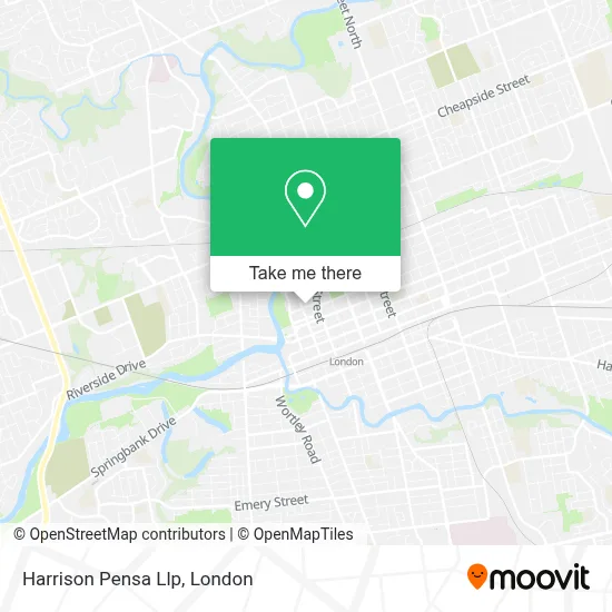 Harrison Pensa Llp map