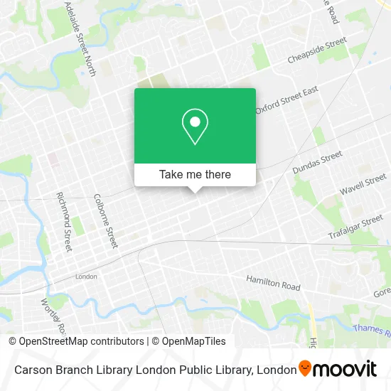 Carson Branch Library London Public Library map