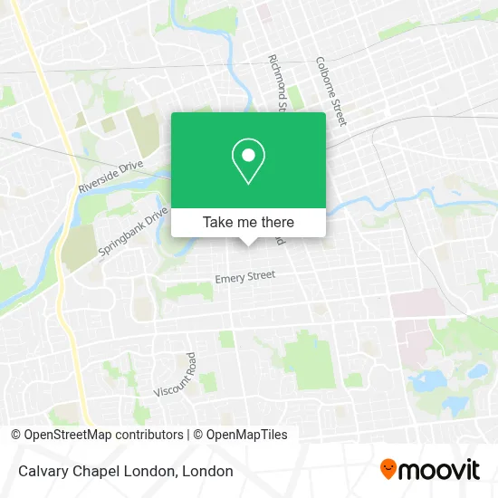 Calvary Chapel London map