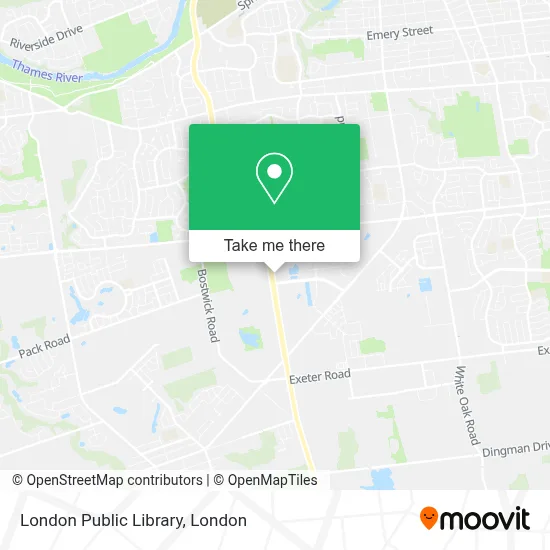 London Public Library map