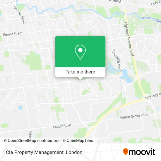 Cla Property Management map