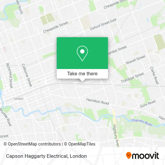 Capson Haggarty Electrical map