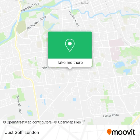 Just Golf map