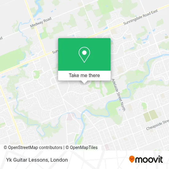 Yk Guitar Lessons map