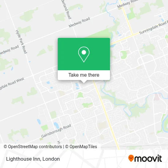Lighthouse Inn map
