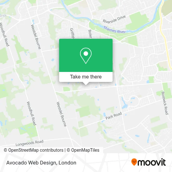 Avocado Web Design map