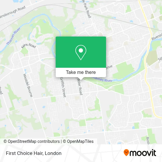 First Choice Hair map