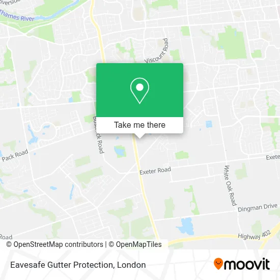 Eavesafe Gutter Protection map