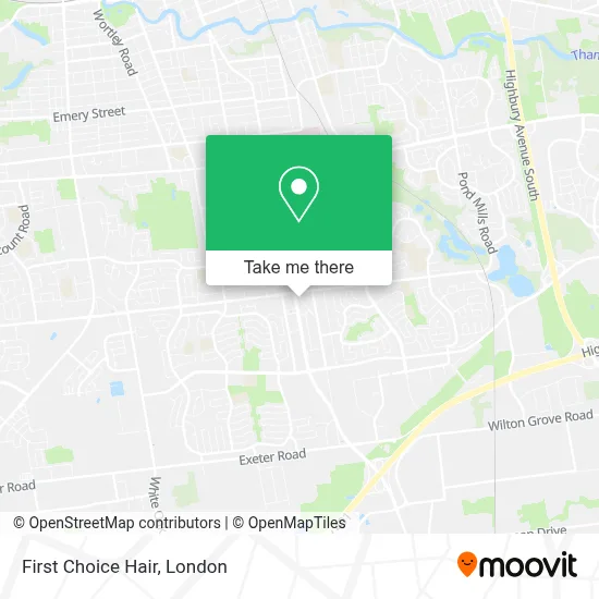 First Choice Hair map