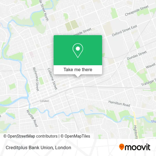 Creditplus Bank Union map