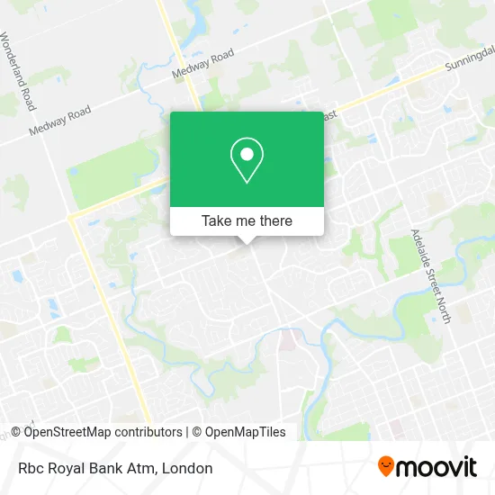 Rbc Royal Bank Atm map