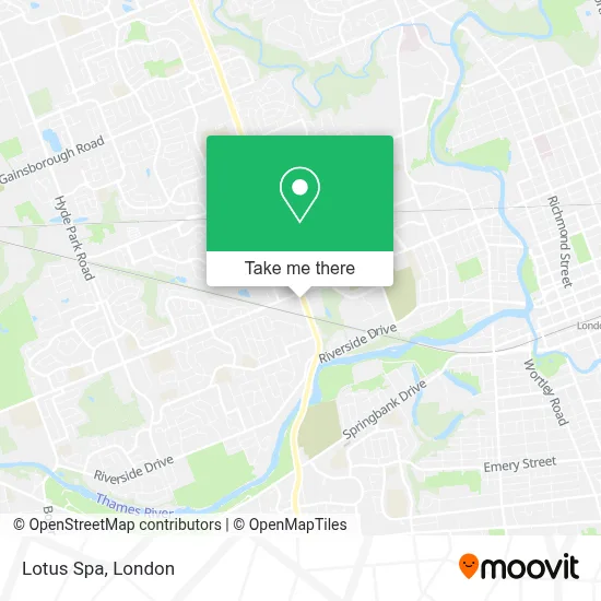 Lotus Spa map