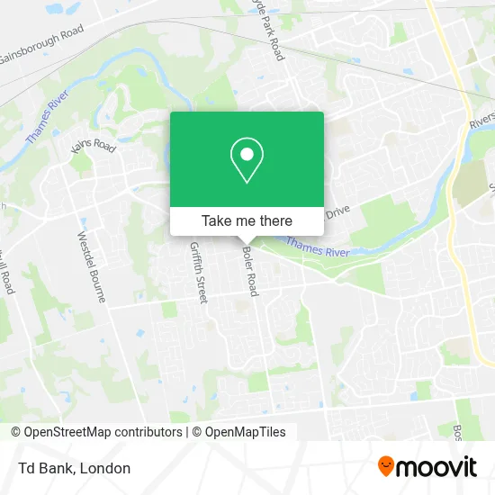 Td Bank map