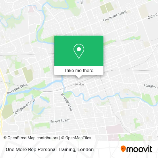 One More Rep Personal Training map