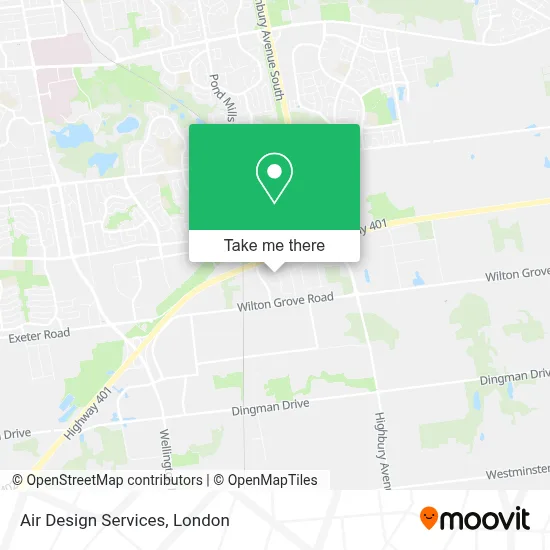 Air Design Services map