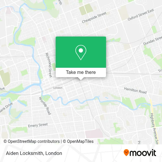 Aiden Locksmith map