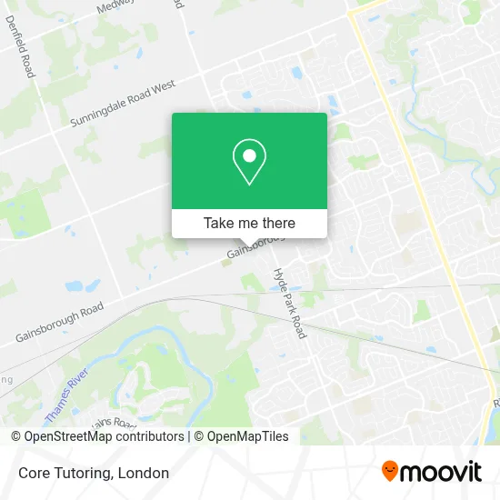 Core Tutoring map