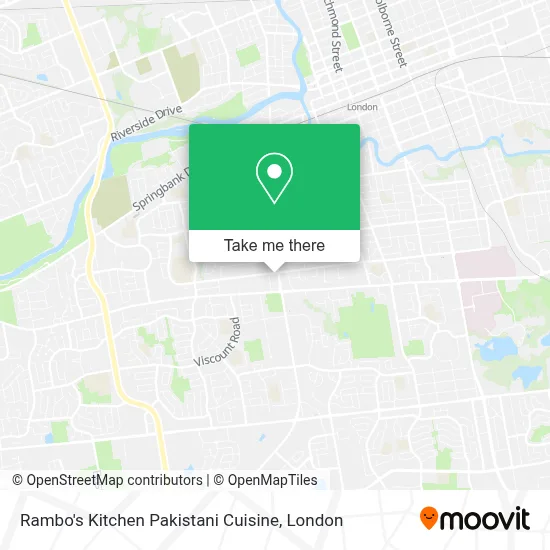 Rambo's Kitchen Pakistani Cuisine map