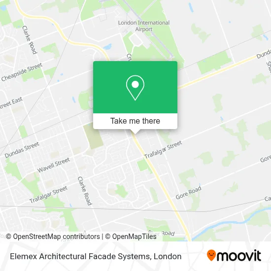 Elemex Architectural Facade Systems map