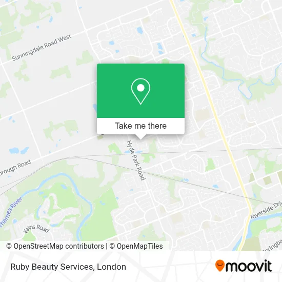 Ruby Beauty Services map