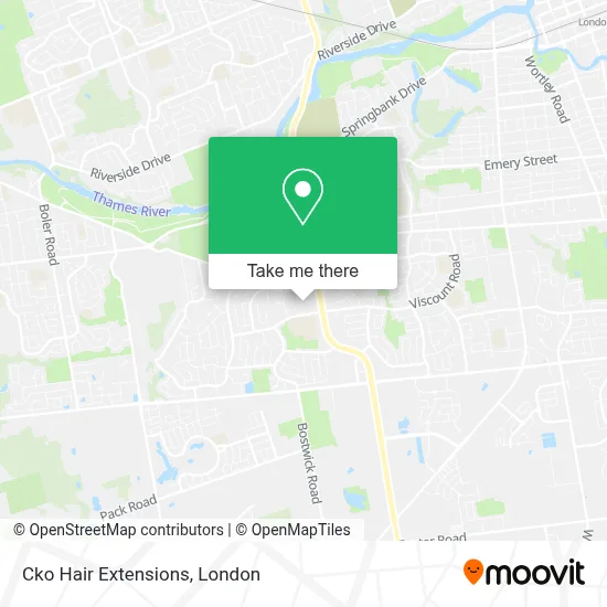 Cko Hair Extensions map