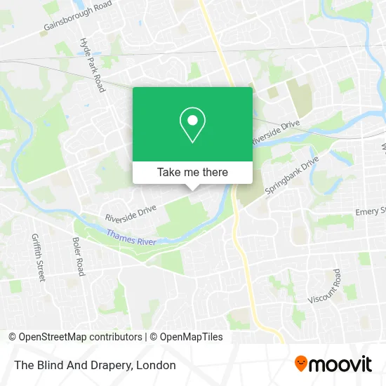 The Blind And Drapery map