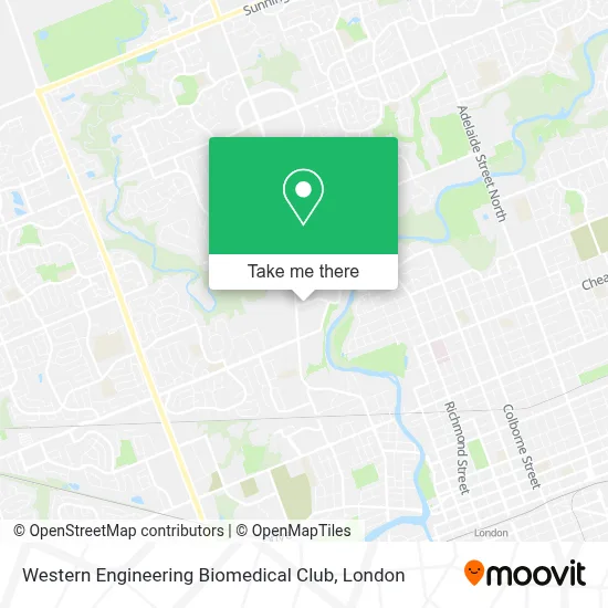 Western Engineering Biomedical Club map