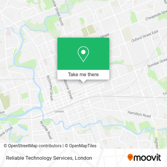 Reliable Technology Services map