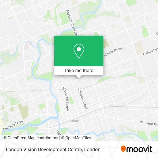 London Vision Development Centre map