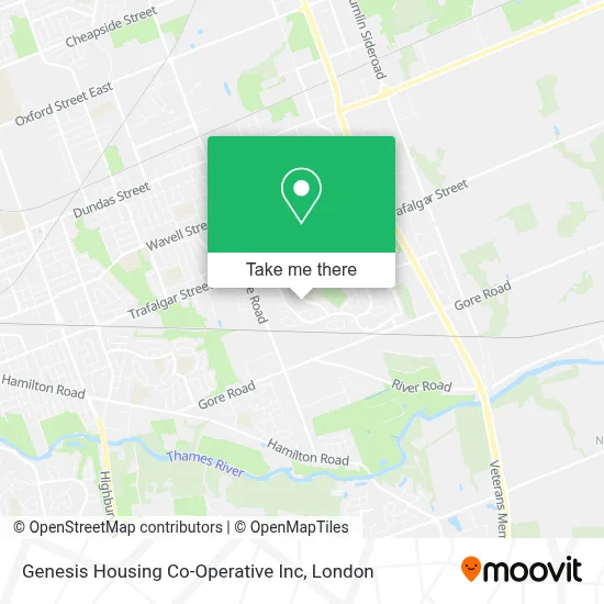 Genesis Housing Co-Operative Inc map