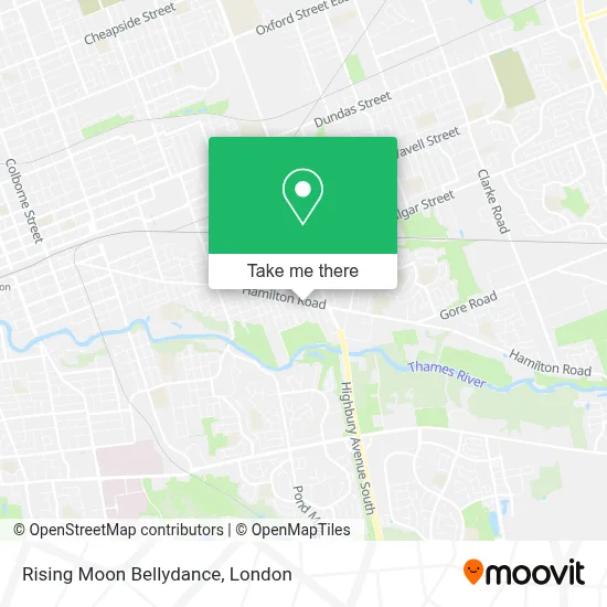 Rising Moon Bellydance map