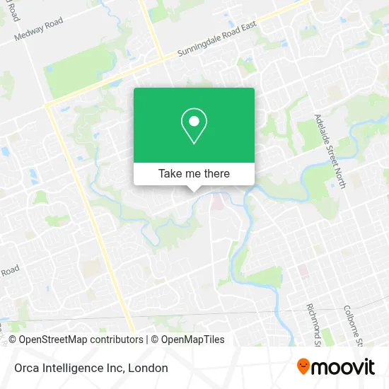 Orca Intelligence Inc map
