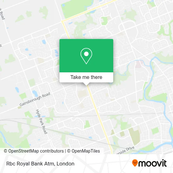 Rbc Royal Bank Atm map