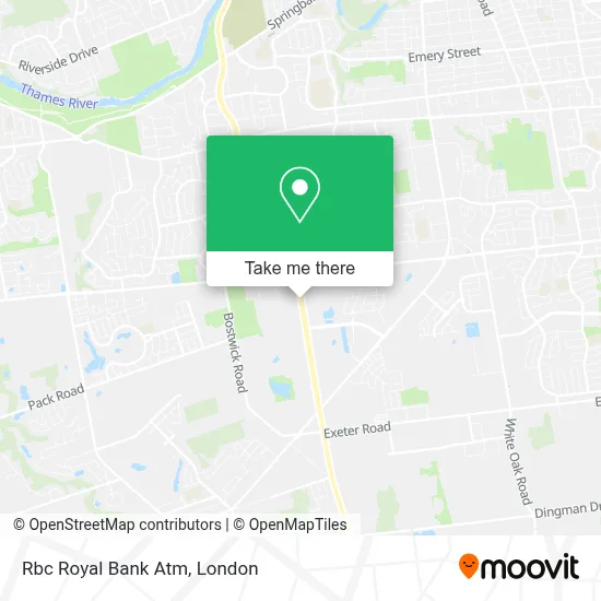 Rbc Royal Bank Atm map