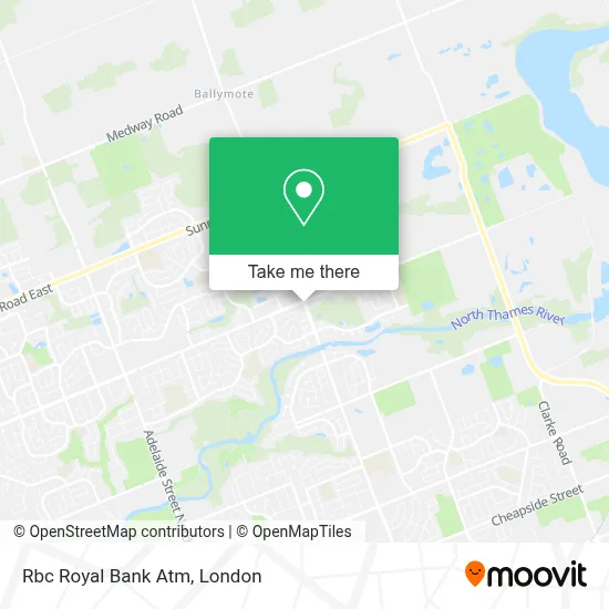 Rbc Royal Bank Atm map