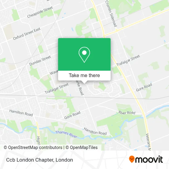 Ccb London Chapter map