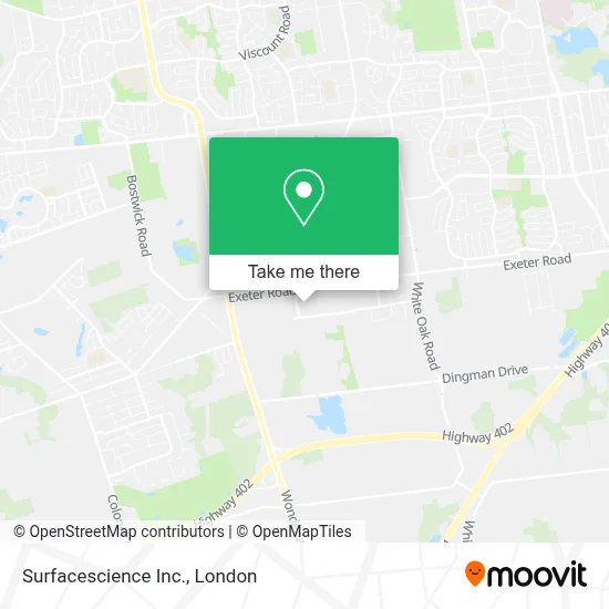 Surfacescience Inc. map