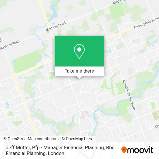 Jeff Mutter, Pfp - Manager Financial Planning, Rbc Financial Planning map