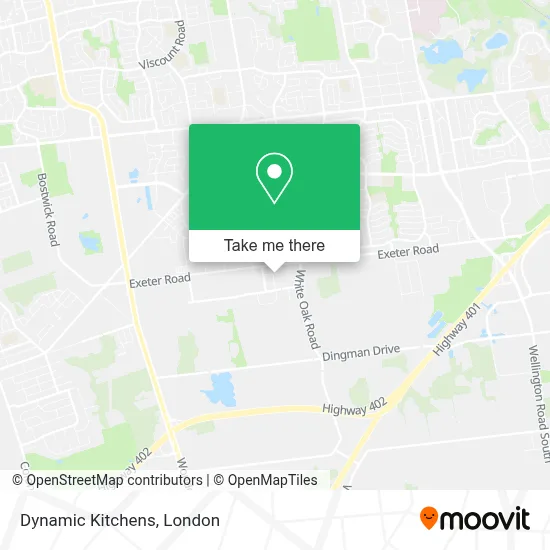 Dynamic Kitchens map