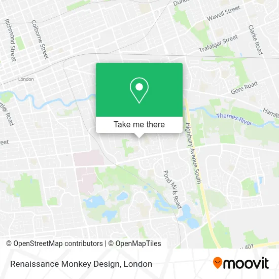 Renaissance Monkey Design map