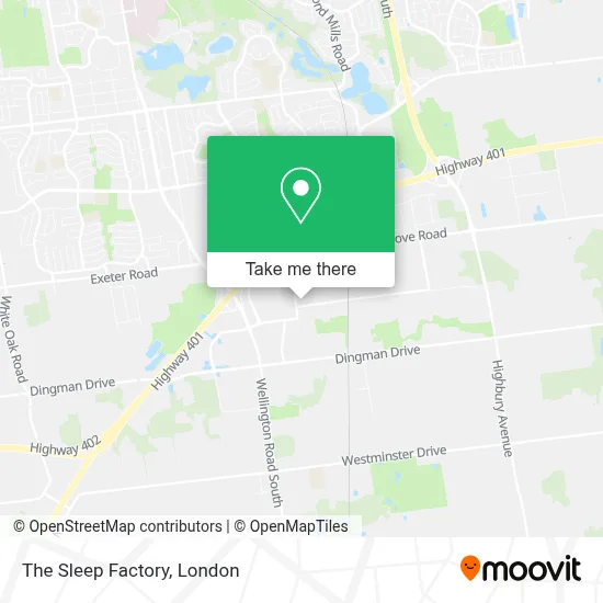 The Sleep Factory map