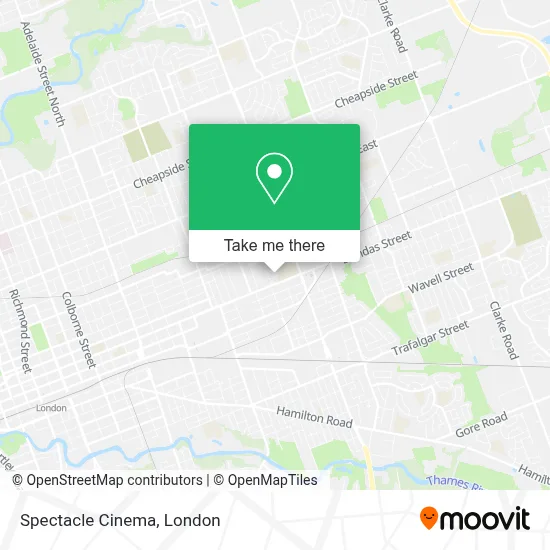 Spectacle Cinema map