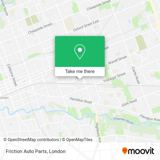 Friction Auto Parts map
