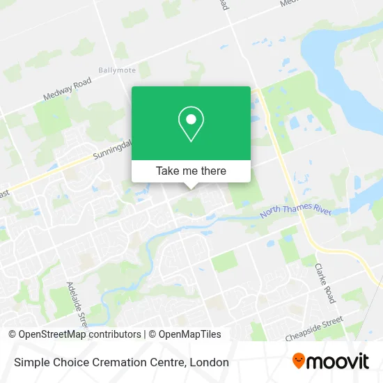 Simple Choice Cremation Centre map