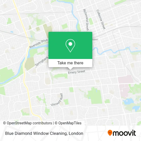 Blue Diamond Window Cleaning map