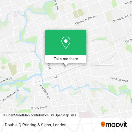 Double Q Printing & Signs map