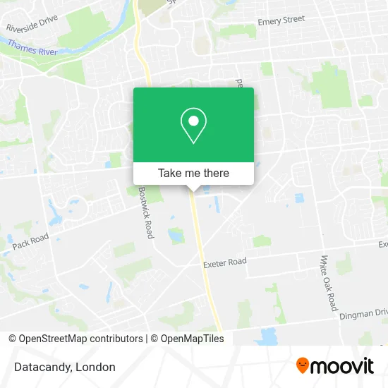 Datacandy map